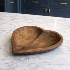 Wooden Heart Bowl (Free Delivery)