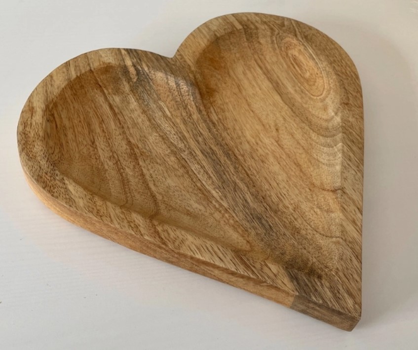 Wooden Heart Bowl (Free Delivery)